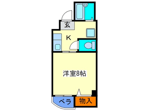 エビスビルの物件間取画像